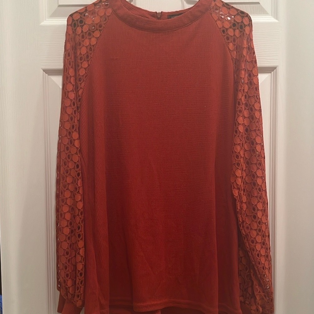 Lace Long Sleeve Woman’s Blouse, Soft & Airy